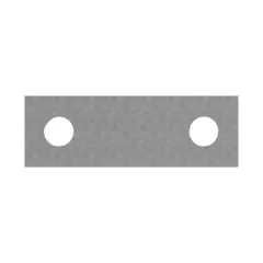 Caterpillar 20mm Thick Boom HALTERUNG Rectangular Boss — Dreiviertelansicht