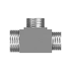 Caterpillar 1-7/16"-12 x 1-3/16"-12 Union Tee Adapt — açılı görünüm