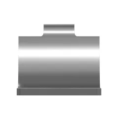 Caterpillar 70.00mm Two Piece Tube Type Clip — açılı görünüm
