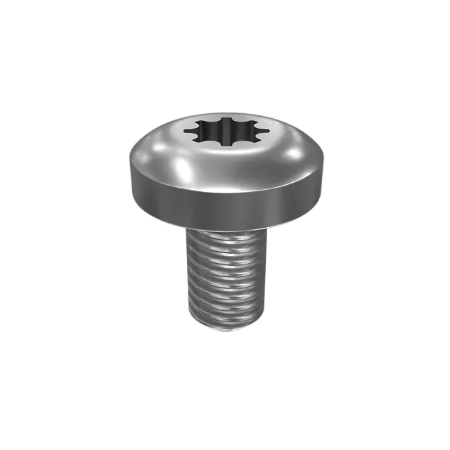 No. 8 (.164)"-32 x 5/16" Rounded Pan Head Hexalobular