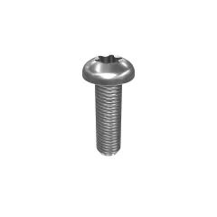 Caterpillar No. 4 (.112)"-40 x 3/8" Rounded Pan Head Hexalobular