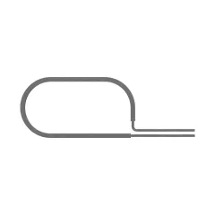 Caterpillar 27mm Dış Sınıf Çift Tube Loop Clip — açılı görünüm
