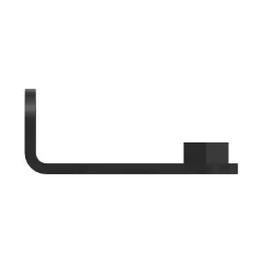 Caterpillar Clip Mount Konsol — açılı görünüm