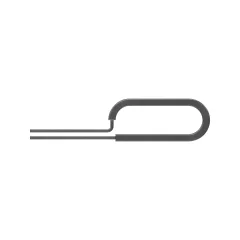 Caterpillar 11.11mm Interner Durchmesser Multi Tube Loop Clip — Dreiviertelansicht