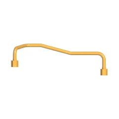 Caterpillar Tubo de alimentação de combustível único de dobra múltipla 9.52mm — vista de três quartos
