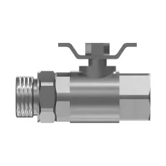 Caterpillar 1-5/6" Thread Flow Control Ball Valve — açılı görünüm
