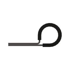 Caterpillar 14.00mm Clip mínimo de tubo único — vista en tres cuartos