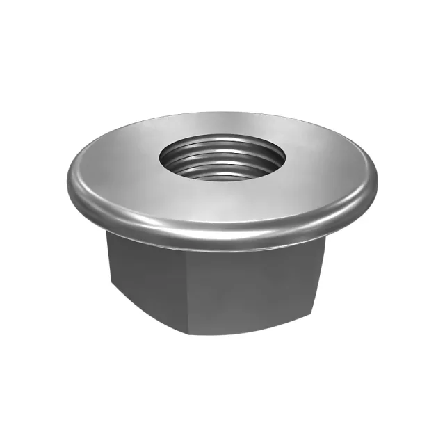 M10 x 1.5mm Hex Flange Somun