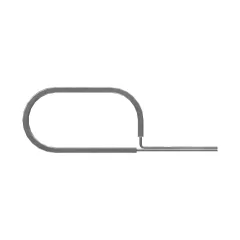 Caterpillar 28.6mm OD Dual Tube Loop Clip — açılı görünüm