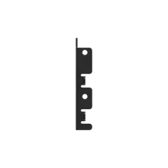 Caterpillar 6mmKan soğutucu Condenser Angle Bracket — açılı görünüm
