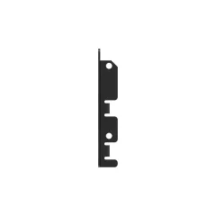 Caterpillar 6mmKan soğutucu Condenser Angle Bracket — açılı görünüm