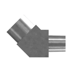 Caterpillar ORFS to NPTF 45 Degree CODO Adapter — vista en tres cuartos