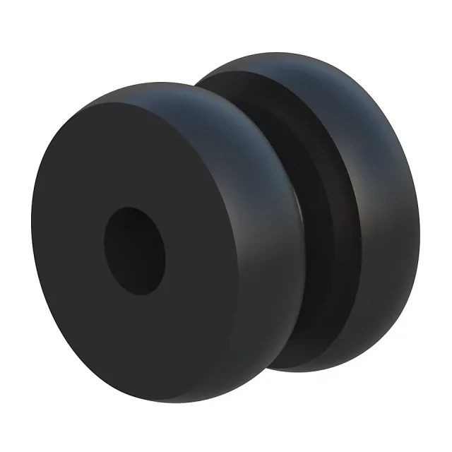 Zwei asymmetrische Isolationshalter