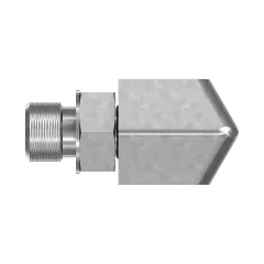 Caterpillar 9/16" X 11/16" 90 Degree Elbow Adapter — Dreiviertelansicht