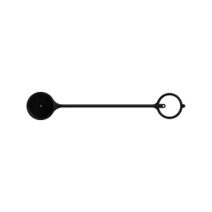 Caterpillar Red Plastic Dust Cap — Dreiviertelansicht