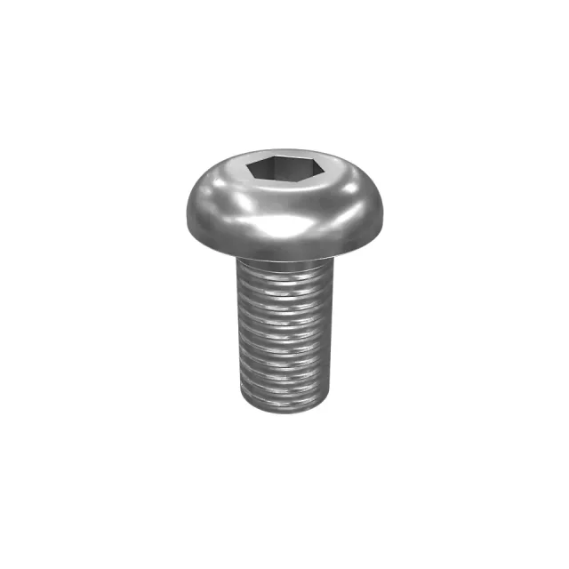 No. 10 (.190)"-24 x 3/8" Rounded Pan Head Internal Hex Vida