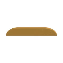 Caterpillar Placa de retentor de tira grossa 3mm — vista de três quartos
