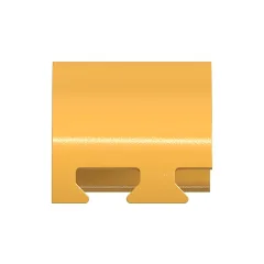 Caterpillar 127.00mm Innendurchmesser Single Tube Half Clamp — Dreiviertelansicht