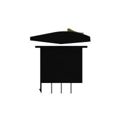 Caterpillar Switch Ensemble-Rocker — vue de trois quarts
