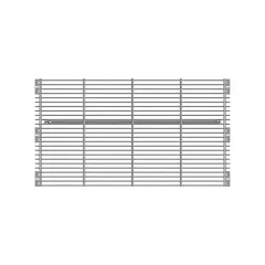 Caterpillar Radiator Guard Grill — açılı görünüm