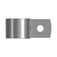 Caterpillar 28.00mm Diámetro interior Clip de tubo único — vista en tres cuartos