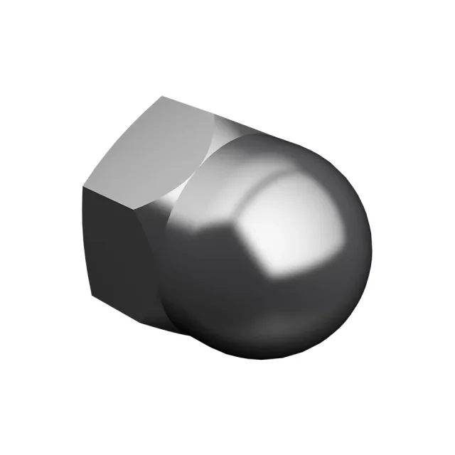 M8 x 1.25mm Hex Acorn Somun