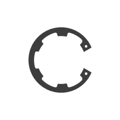 Caterpillar 61.2mm Dış Sıcaklıklı Pin Retainer — açılı görünüm
