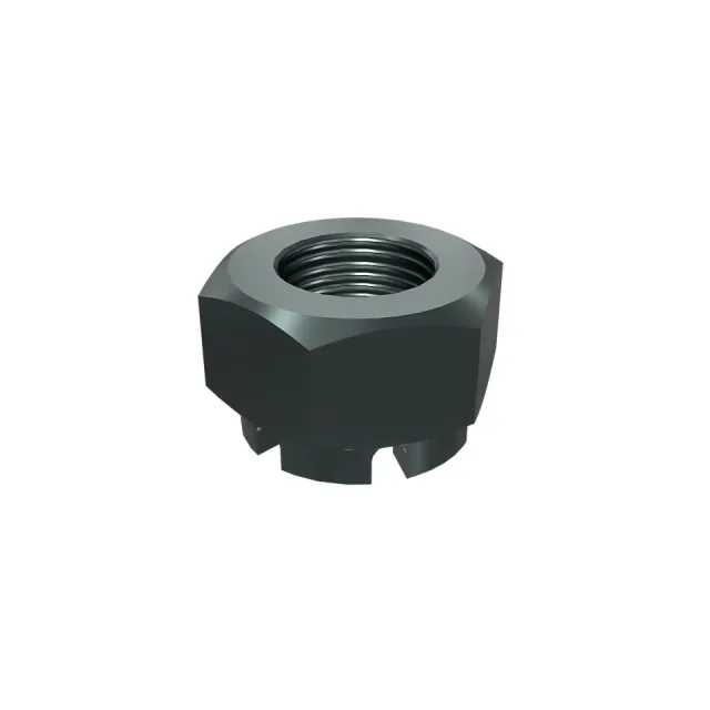 1''-14 Hex Slotted Nut
