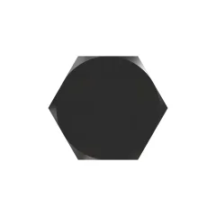 Caterpillar 44.45mm Longueur de l'arbre Boule extérieure en acier hexagonal — vue de trois quarts