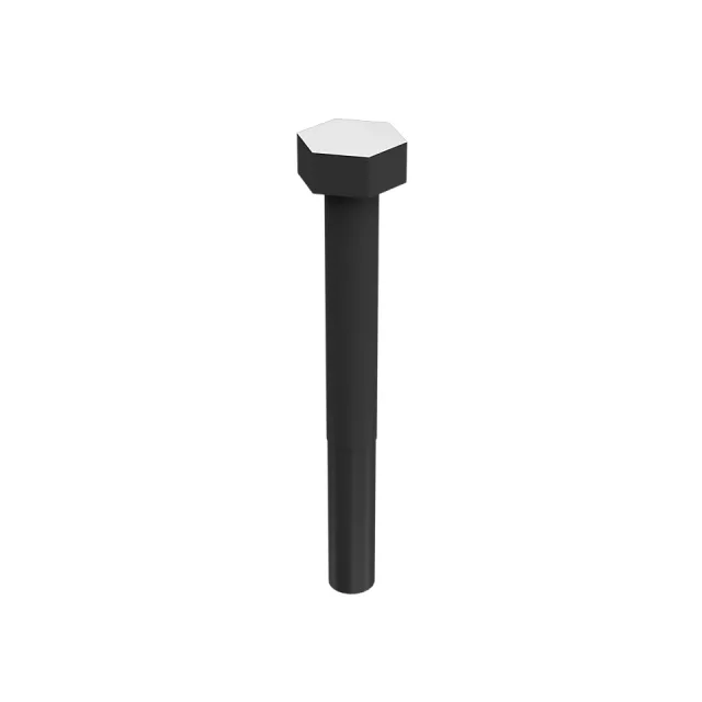 57.15mm Shaft Uzunluk Dış Hexagon Çelik Bolt