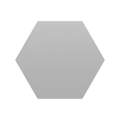 Caterpillar 1-8" Boule hexagonale externe filetée — vue de trois quarts