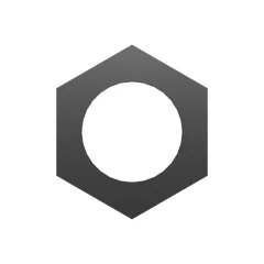 Caterpillar 1/2''-13 Hex Jam Mutter — Dreiviertelansicht