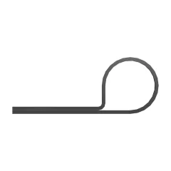 Caterpillar 1.6mm Thick Clip — Dreiviertelansicht
