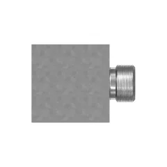 Caterpillar 3/4"x 9/16" Adaptador de codo de 90 — vista en tres cuartos