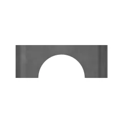 Caterpillar Single Tube Half Clamp — açılı görünüm