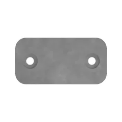 Caterpillar Single Tube Half Clamp — açılı görünüm