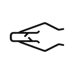 Caterpillar 9.6mm Width Trim Clip — açılı görünüm