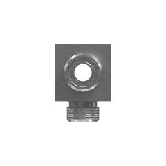 Caterpillar 13/16" X 11/16" Tee Adapter — vista en tres cuartos