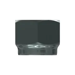 Caterpillar M6 x 1mm Hex Lock Nut — açılı görünüm