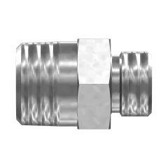 Caterpillar 43 mm Adaptadores de longitud — vista en tres cuartos
