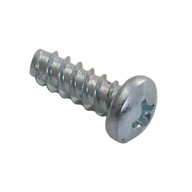 No. 8 (.164)"-16 x 1/2" Parafuso cruzado da cabeça da panela arredondada