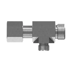 Caterpillar 9/16 X 13/16 Tee Adapter — three-quarter view