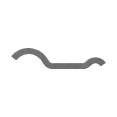 Caterpillar 8mm Thick Half Dual Clip — açılı görünüm