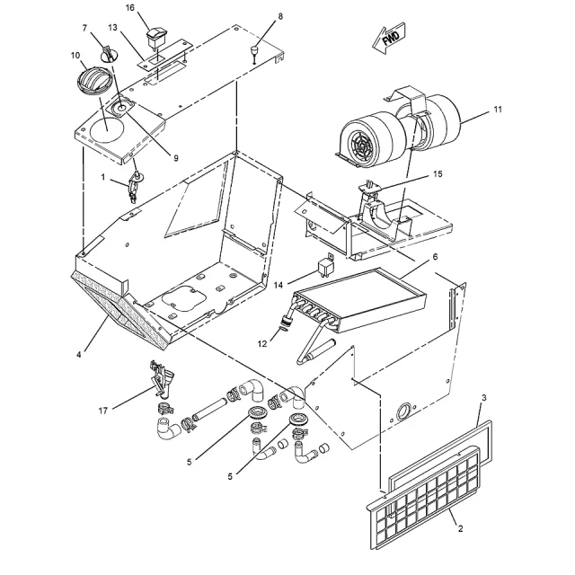 Cab Heater Assembly