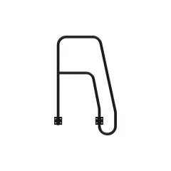 Caterpillar Ladder Handrail — vista de três quartos