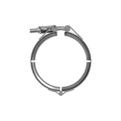 Caterpillar 135.10mm Mindest-Innendurchmesser Band V Klemme — Dreiviertelansicht