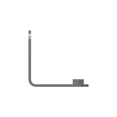 Caterpillar Hose Line Bracket — Dreiviertelansicht