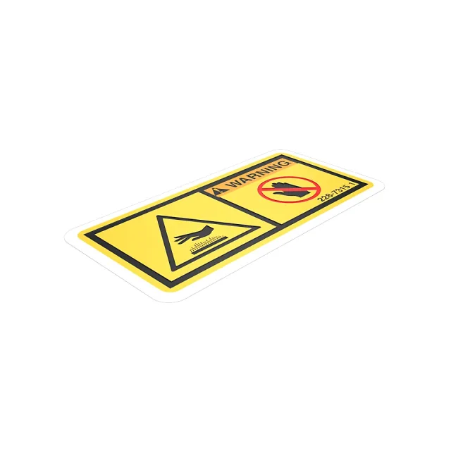 Warning Film Label
