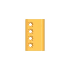 Caterpillar Edge Protector Center Wear Plak — açılı görünüm
