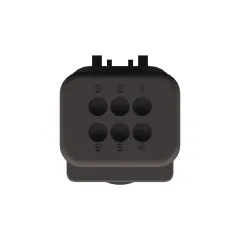 Caterpillar 6 BOLZEN VERBINDER Receptacle — Dreiviertelansicht